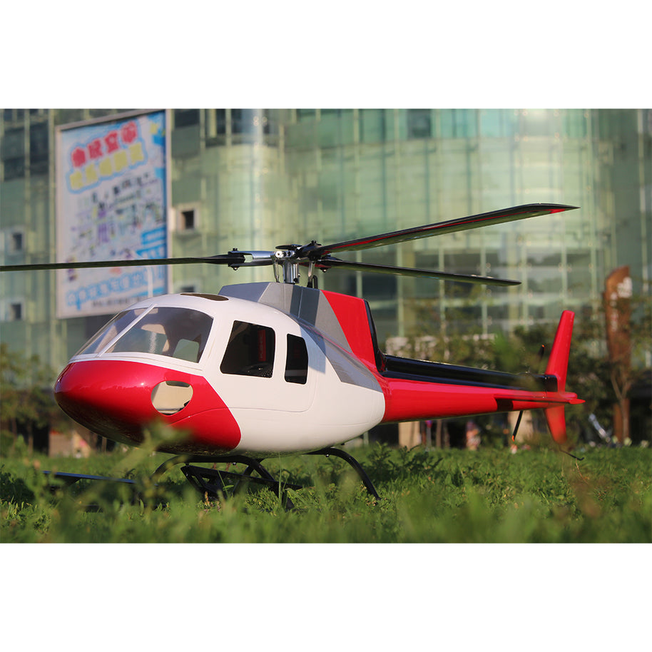 FLISHRC FL500 AS350 500クラス RCヘリコプター 2.4G 6CH FLISHRC L7飛行制御 GPS4方式測位 モード2 RTF版