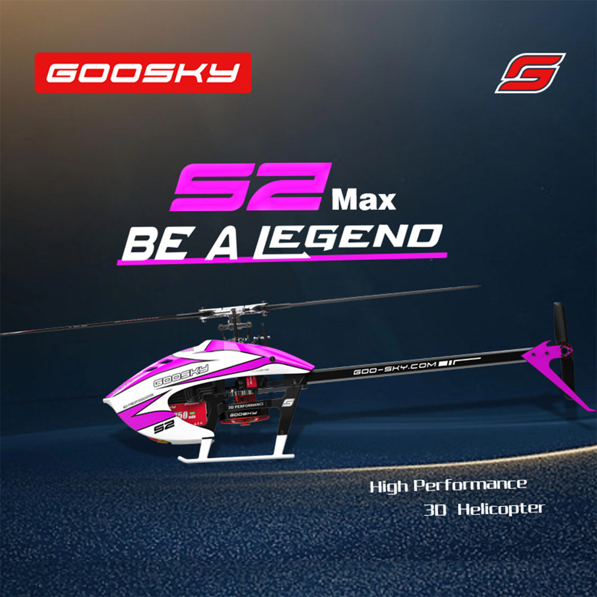 GOOSKY Legend S2 MAX 2.4G 6CH デュアルブラシレス ダイレクトドライブ 3Dスタント RCヘリコプター RTF版（モード1｜ELRSテレメトリ対応）