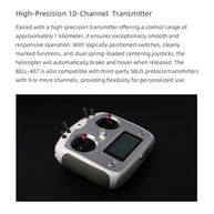 FLYWING BELL-407 470級 RCヘリコプター RTFバージョン GPS ACEフライトコントローラー 2.4G 左右ハンドル調整可能