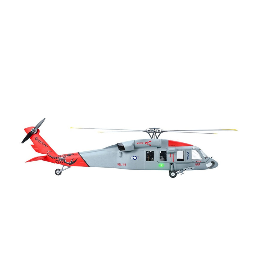 FLYWING MH-60R 470クラス RC軍用ヘリコプター 2.4G 6CH ACEフライトコントローラー GPS測位 左右ハンドコントロール