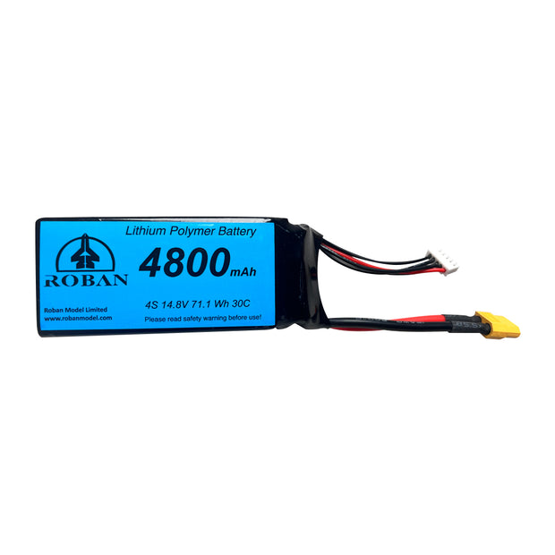 4S 4800mAh バッテリー WOLFBUSH&ROBAN AH-1W 470クラス RCモデル用 リチウムポリマーバッテリー