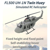 FLISHRC FL500 UH-1N 500クラス RCヘリコプター 2.4G 6CH FLISHRC L7 GPS4方式測位 リアルコックピット RTF版
