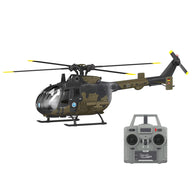 RC ERA C180 (BO 105機体) 1/25 Scale RCヘリコプター 2.4G 6CH フライバーレス単ローター 気圧+TOF LiDAR高度保持 光学流れ測位 RTF版