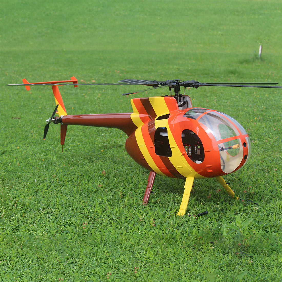 FLISHRC FL500 MD500 500クラス RCヘリコプター 2.4G 6CH FLISHRC L7飛行制御 GPS4方式測位 RTF版