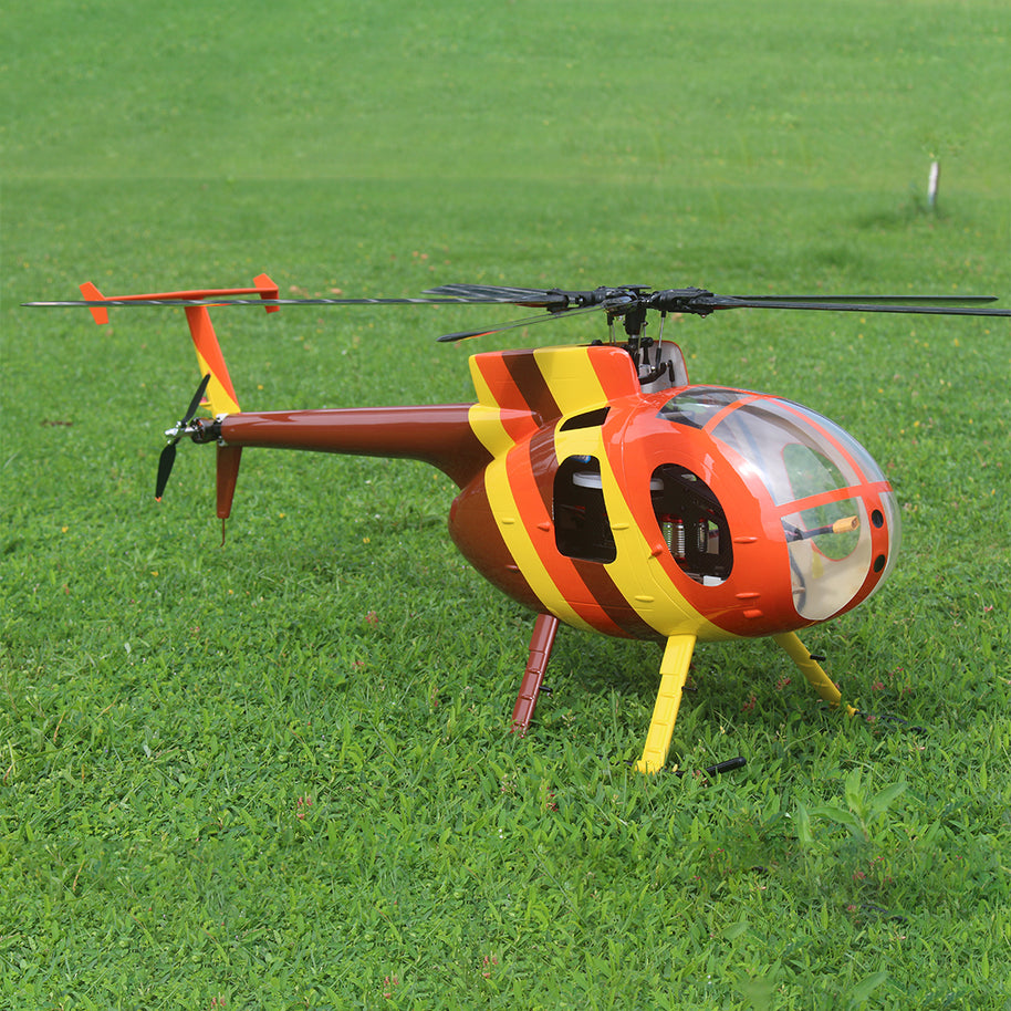 FLISHRC FL500 MD500 500クラス RCヘリコプター 2.4G 6CH FLISHRC L7飛行制御 GPS4方式測位 RTF版