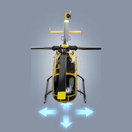 RC ERA C180 (BO 105機体) 1/25 Scale RCヘリコプター 2.4G 6CH フライバーレス単ローター 気圧+TOF LiDAR高度保持 光学流れ測位 RTF版