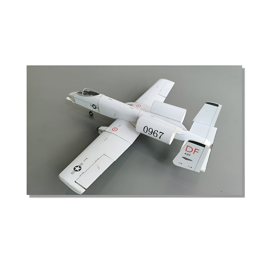 A-10 430mm翼幅 RC飛行機 デュアル30mmダクテッドファン DIY組立キット PNP グレー