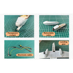 A-10 430mm翼幅 RC飛行機 デュアル30mmダクテッドファン DIY組立キット PNP グレー