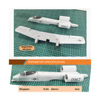 A-10 430mm翼幅 RC飛行機 デュアル30mmダクテッドファン DIY組立キット PNP グレー