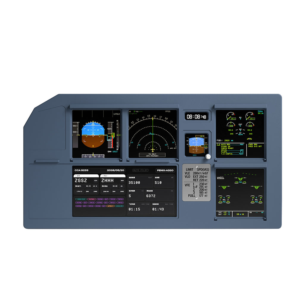 A32X A19X ミニ MIP 計器パネル K HUB 対応 MSFS XPlane Fenix FBW ToLiss A320