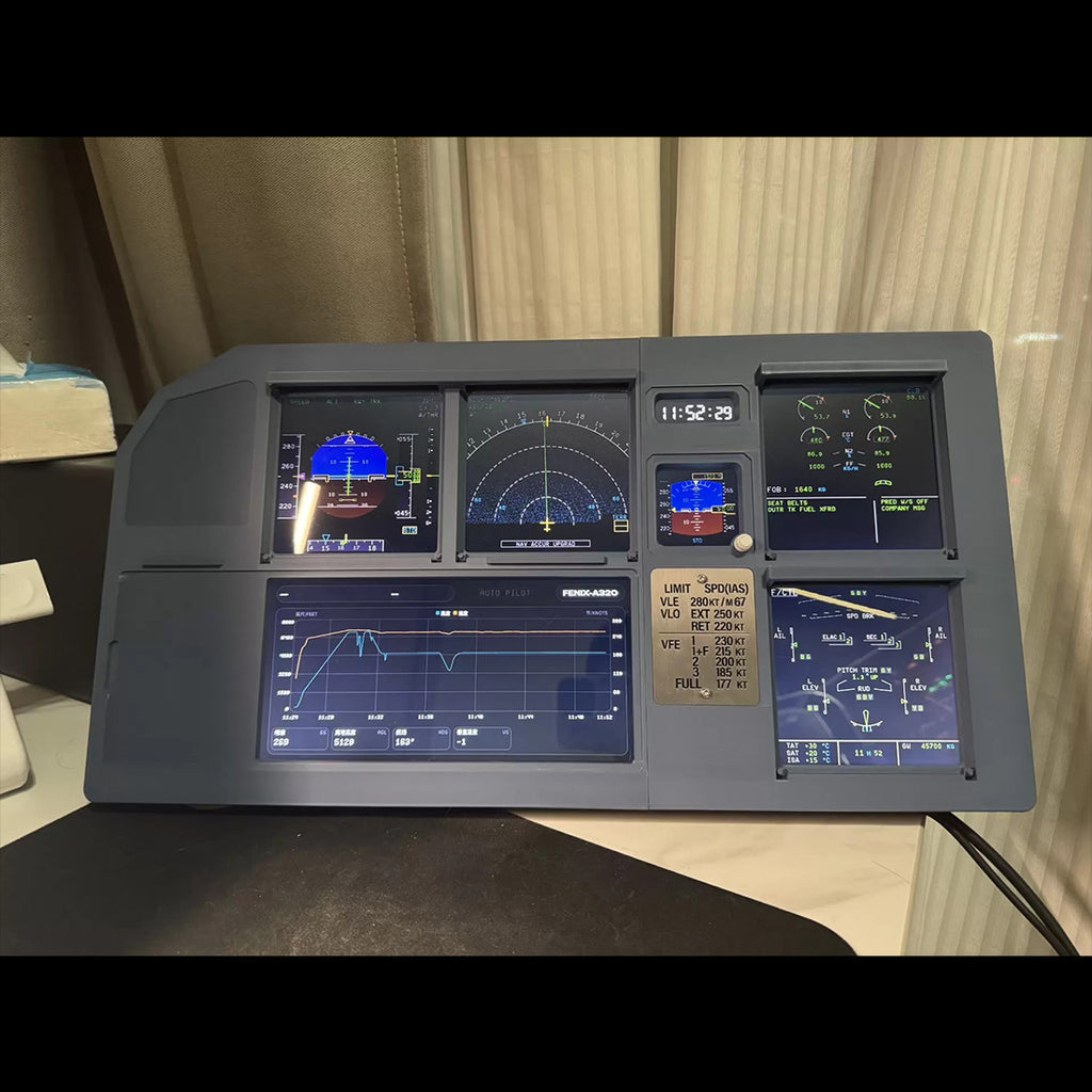 A32X A19X ミニ MIP 計器パネル K HUB 対応 MSFS XPlane Fenix FBW ToLiss A320