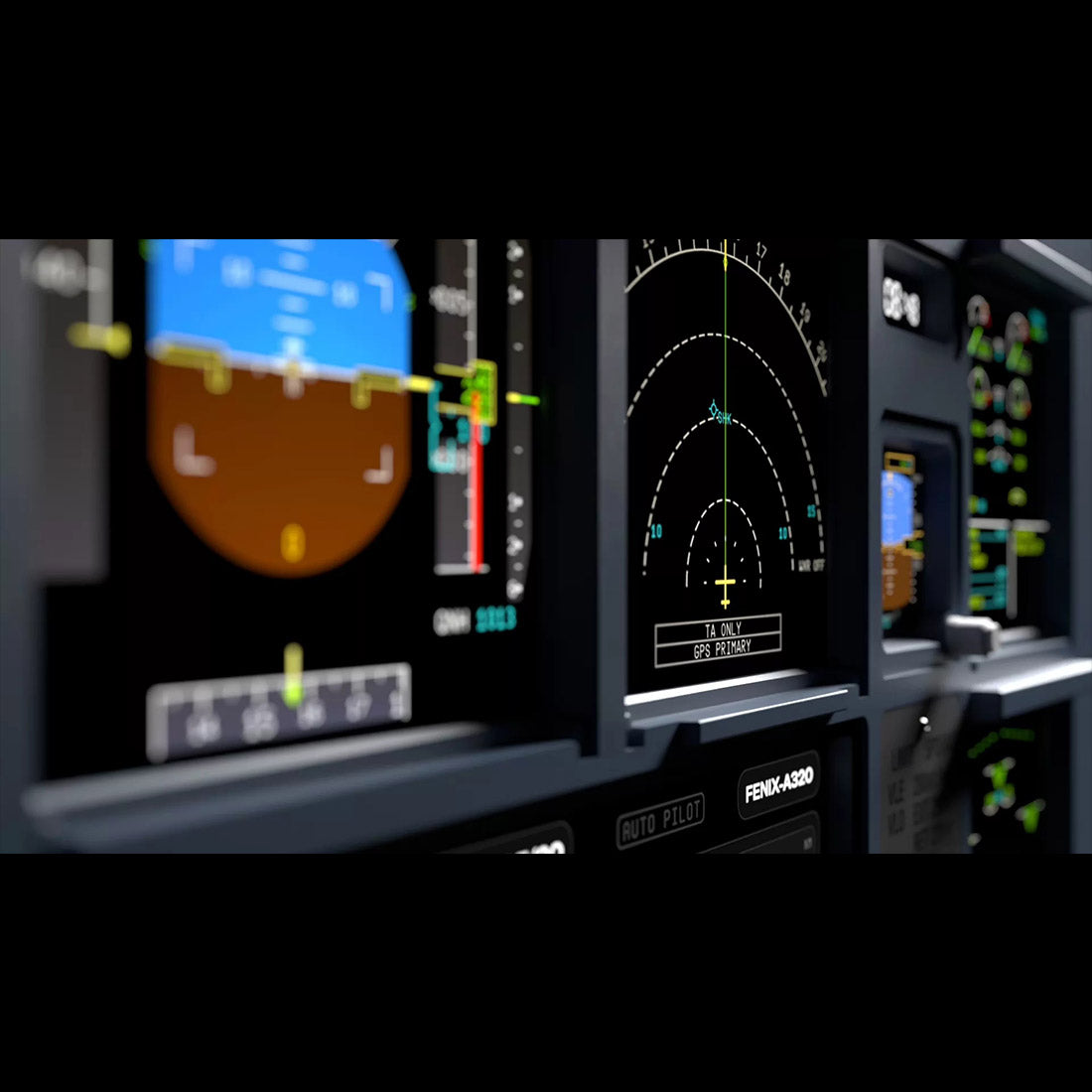A32X A19X ミニ MIP 計器パネル K HUB 対応 MSFS XPlane Fenix FBW ToLiss A320
