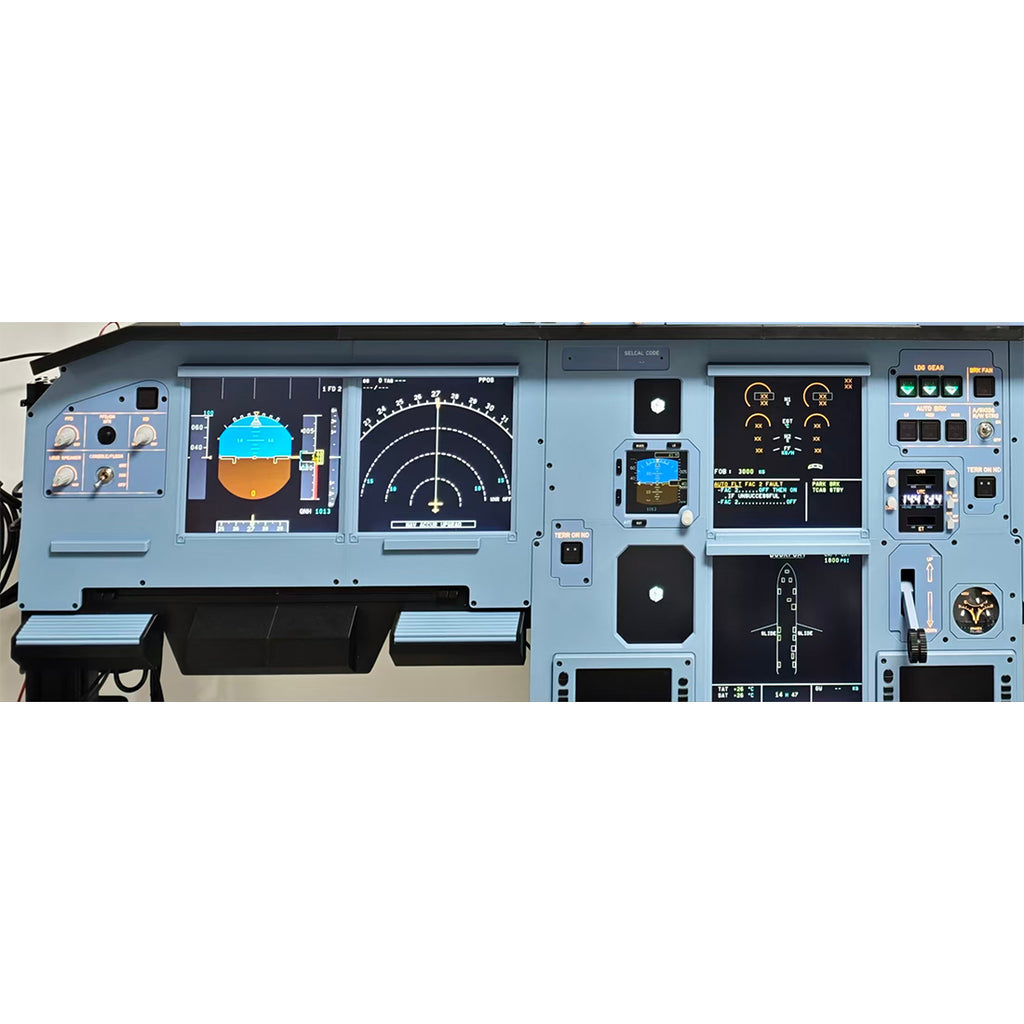 A32X 計器パネル 機長版 プラグアンドプレイ リアルタイム同期 MSFS XPlane 対応