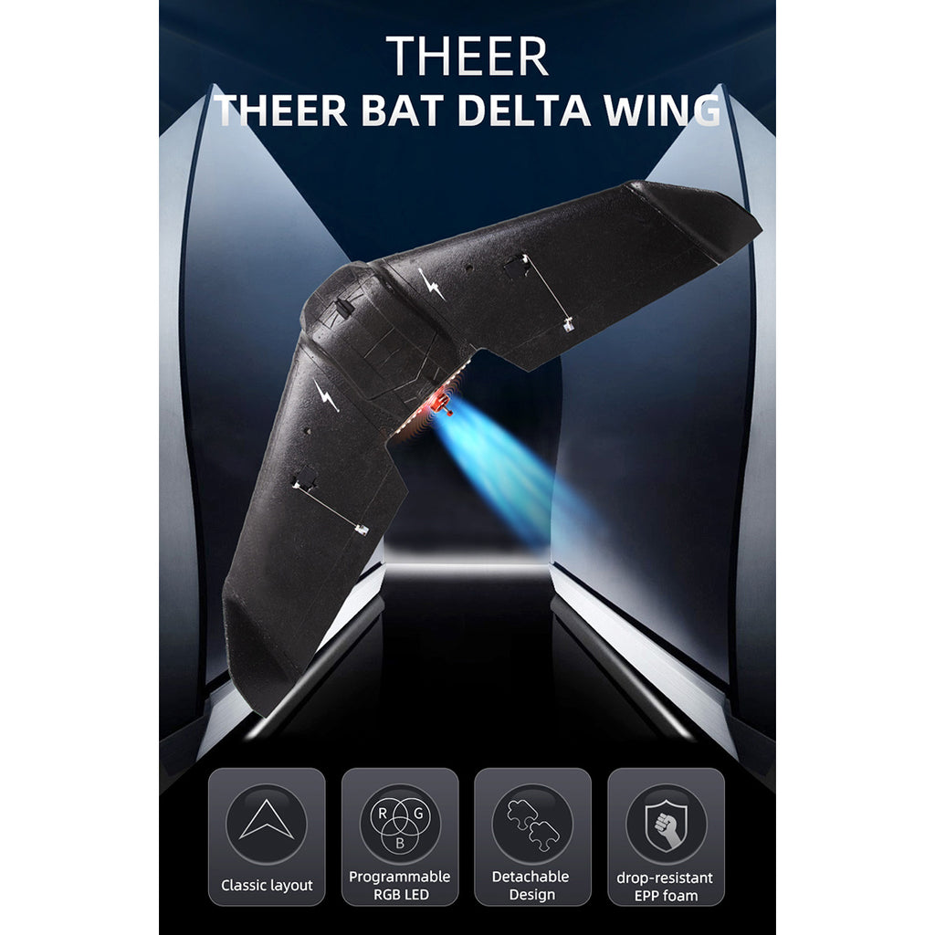 Bat 860mm飛翼FPV固定翼機セット｜TX12 MKII ELRS送信機＋RP1受信機付き  RC 飛行機