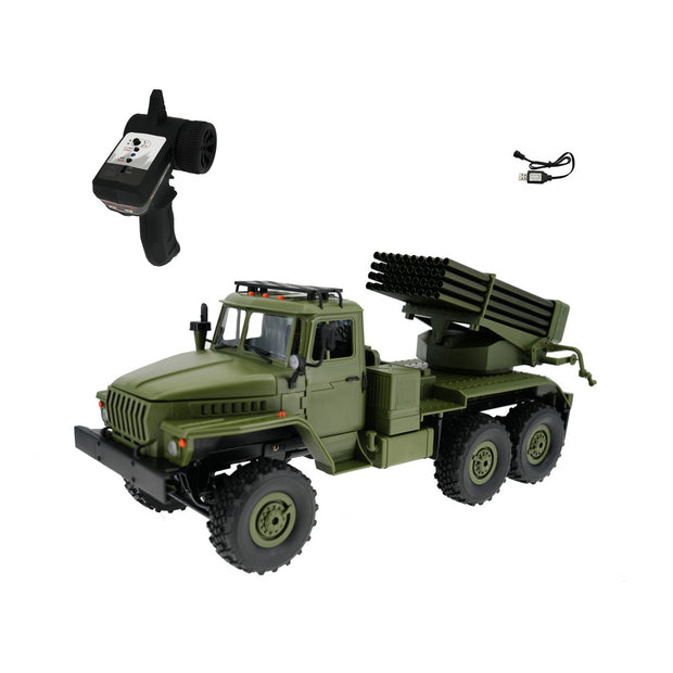 BM-21「グラード」ロケットランチャーRCトラック 2個バッテリー グリーン 5KM/H