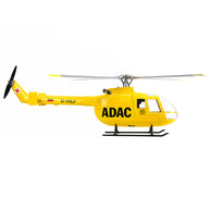 FLYWING BO105 RC軍用ヘリコプター 2.4G 6CH 470クラス ACEフライトコントローラー GPS定位 左右ハンドコントロール RTFバージョン イエロー