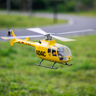 FLYWING BO105 RC軍用ヘリコプター 2.4G 6CH 470クラス ACEフライトコントローラー GPS定位 左右ハンドコントロール RTFバージョン イエロー