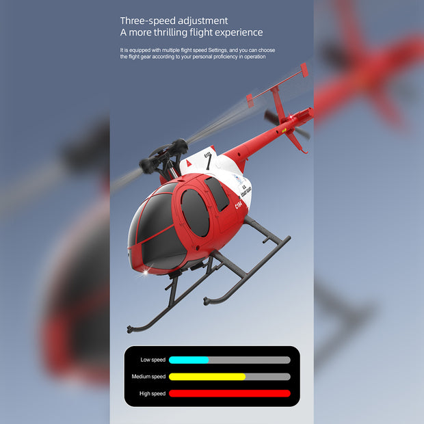 RC ERA C184 1/48スケール MD500 RCヘリコプター RTFバージョン 2.4G 4CH 高度保持 光流測位 ワンキー離着陸
