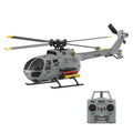 C186S BO105 1/48スケール 2.4G 6CH RCヘリコプター｜フライバーレス 高度保持 ミサイル架台付き（RTF/グレー）