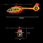 C190 1/30スケール H145 ヘリコプター 2.4G 6CH 単ローター ジャイロ飛行機モデル（RTF版）