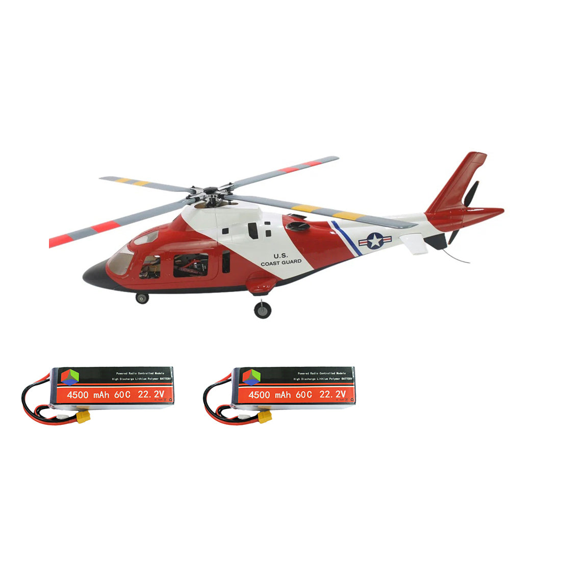 FLISHRC FL500 A109 500クラス ラジコンヘリコプター 2.4G 6チャンネル FLISHRC L7フライトコントローラー GPS4測位 モード2 RTFバージョン
