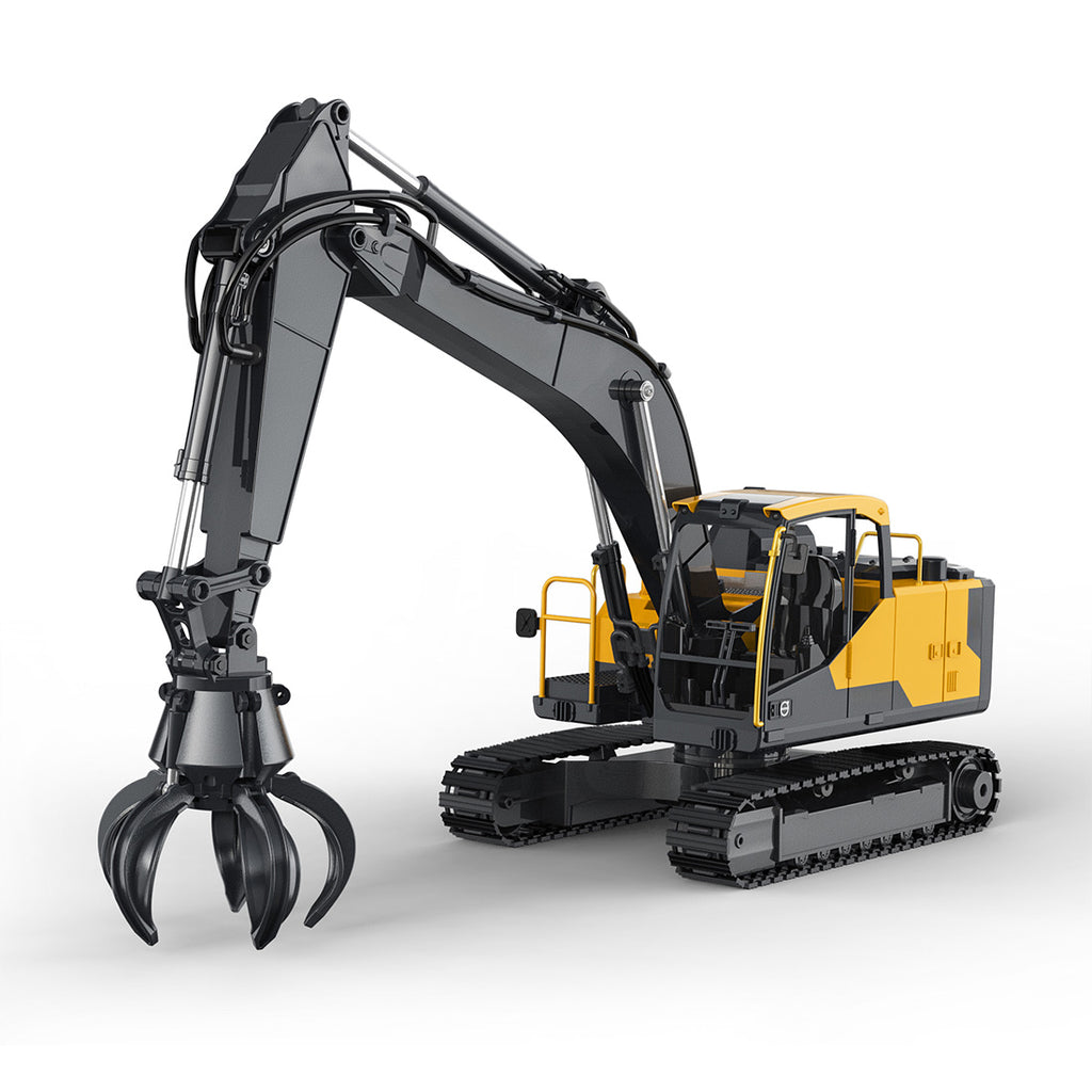 1/16 ボルボ EC160E 公式ライセンス RC ショベル 3 種アタッチメント アプリ操作対応