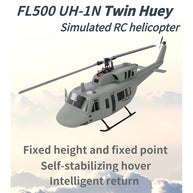 FLISHRC FL500 UH-1N 500クラス RCヘリコプター 2.4G 6CH FLISHRC L7 GPS4方式測位 リアルコックピット RTF版