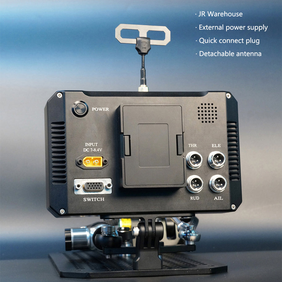 WOLFBUSH FF10 飛行シミュレーターコントローラー 10リンク 2.4G RCトランスミッター ELRS 2.4G CNC金属製