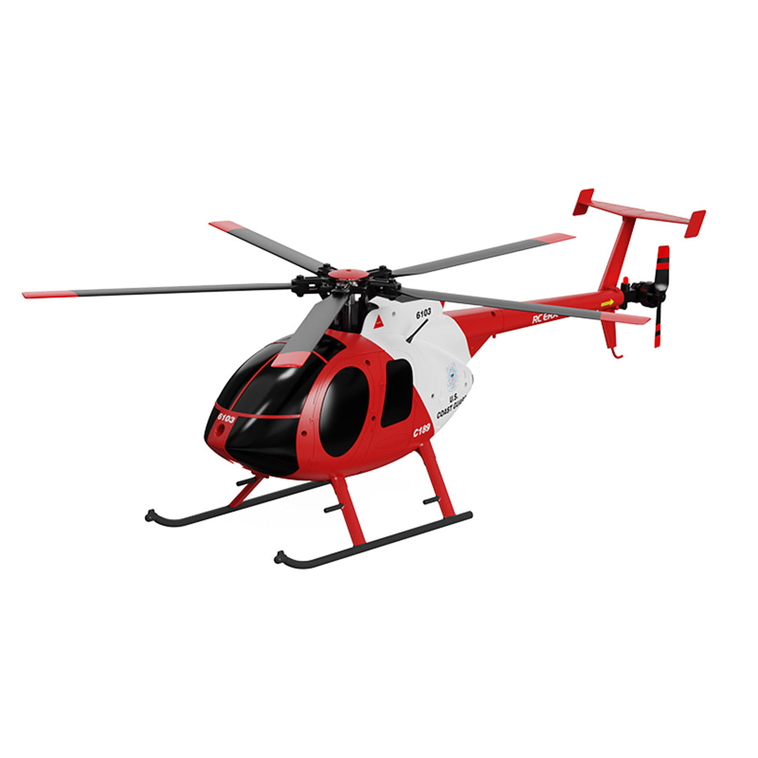MD500 C189 Little Bird 航空機モデル 1/28スケール 2.4G 4CH 単ローター ヘリコプターモデル（RTF版）