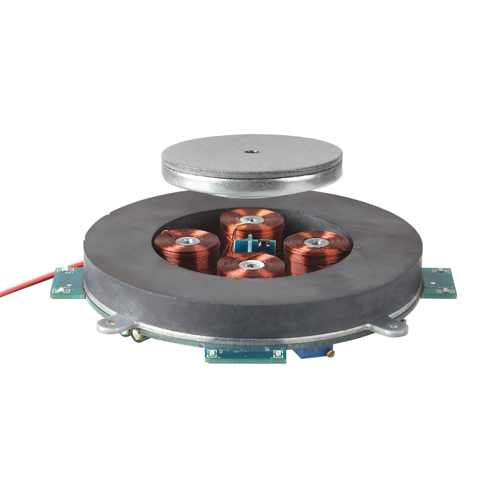 DIY磁気浮遊モジュール 科学実験キット LED発光付き マグネティックサスペンション 知育玩具 デスクテック装飾 耐荷重500g