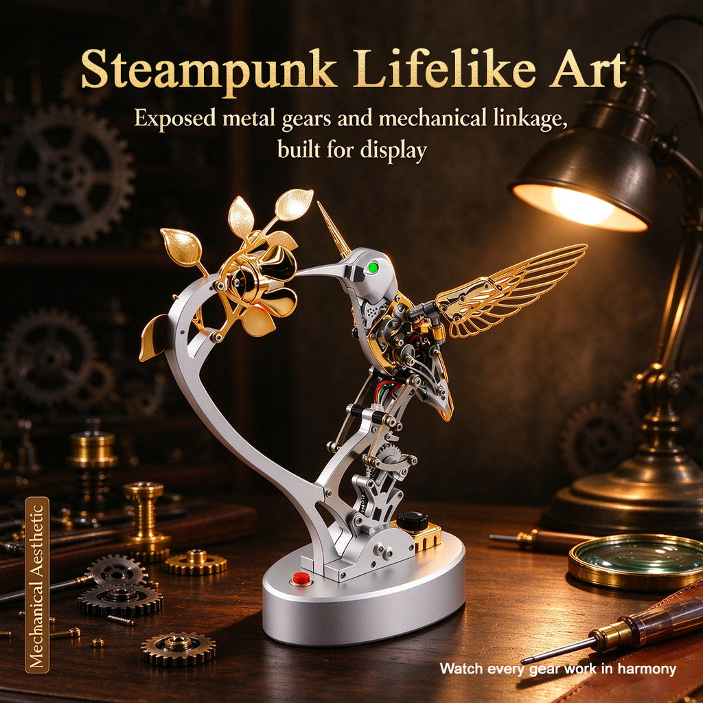 スチームパンク メカニカルバード 金属 DIY 組立キット 250 ピース以上 DM350