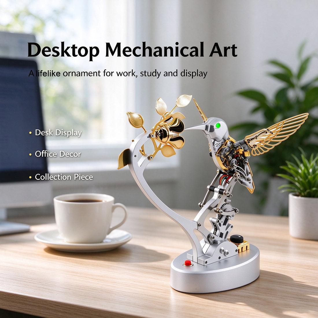スチームパンク メカニカルバード 金属 DIY 組立キット 250 ピース以上 DM350