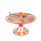 DM405 メカニカル太陽系モデル DIY 金属組立キット 8 惑星回転 天体学習 デスクインテリア置物 ギア駆動