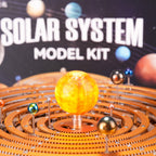 DM405 メカニカル太陽系モデル DIY 金属組立キット 8 惑星回転 天体学習 デスクインテリア置物 ギア駆動