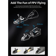 Dolphin Pro 800mm FPV固定翼機 フルセット｜TX12 MKII ELRS送信機＋RP1受信機付き