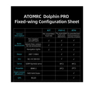 Dolphin Pro 800mm FPV固定翼機 フルセット｜TX12 MKII ELRS送信機＋RP1受信機付き