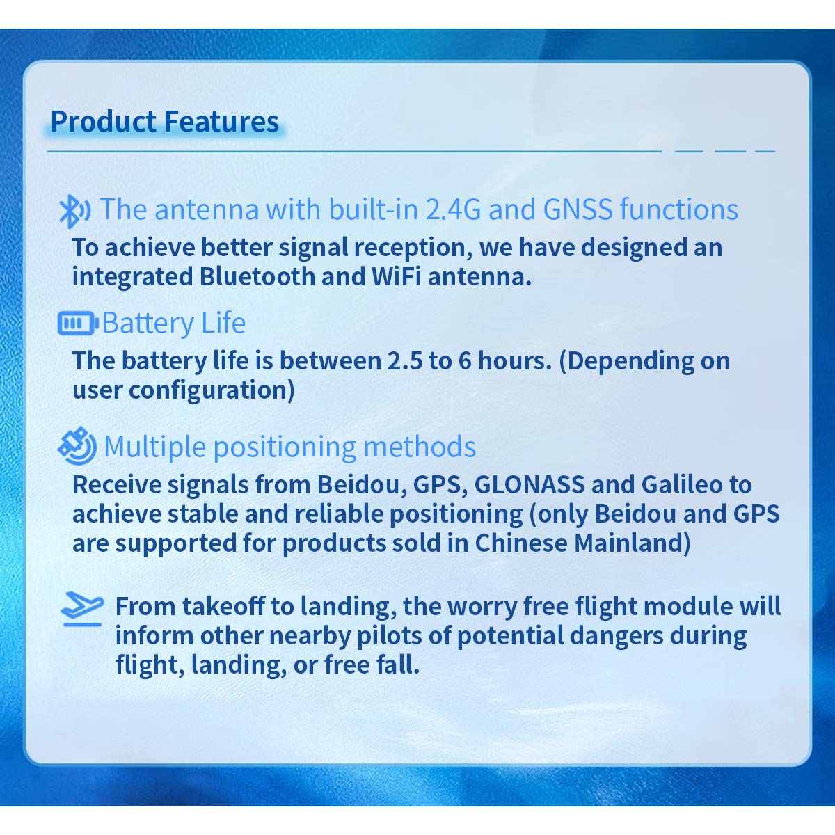 2.4GHz充電式外置リモートID送信モジュール FAA認証 ドローン・ヘリコプター用 ブラック
