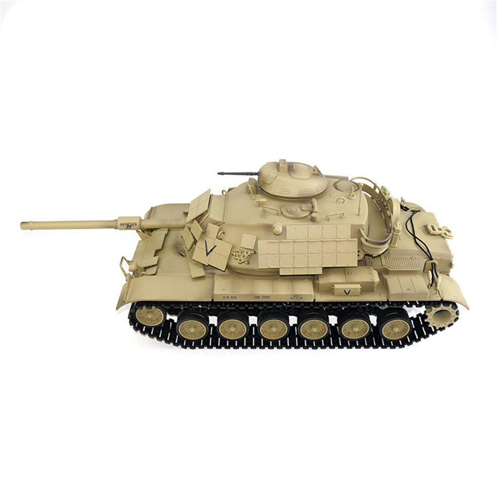 1/16 2.4G RCアメリカンM60A1主力戦車 ライト&サウンド付き ベーシックバージョン 赤外線 スモーキング機能