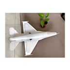 F-16 370mm翼幅 RC飛行機 30mmダクテッドファン DIY組立キット PNP ブラウン