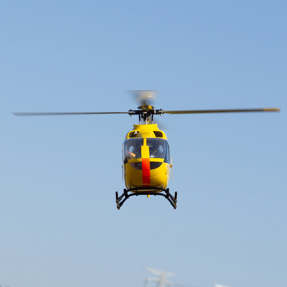 ROBAN EC135 450 Scale RCヘリコプター 2.4G 6CH GPS定位 リアルスケール4ローター 左右ハンドコントロール対応 RTF完成版