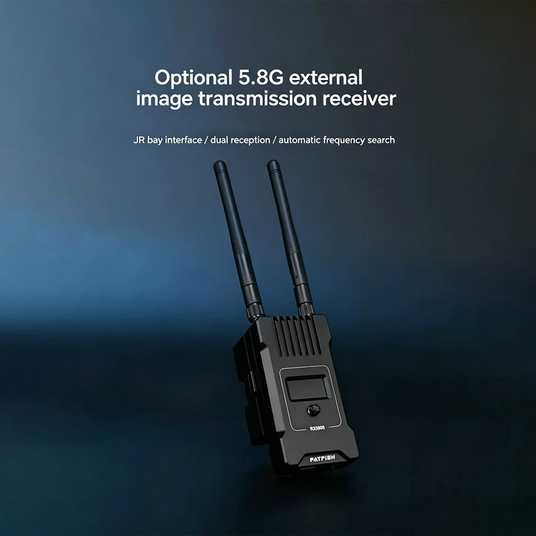 FATFISH F16 FPV送信機 ELRS 5.8G映像伝送 ホールジンバル タッチパネル
