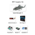FL500 AH-1 500-Class 2.4G 6チャンネルスケール RCヘリコプターモデル（FLISHRC L7飛行コントローラー・4方式測位GPS・リアルコックピット対応｜RTF版）