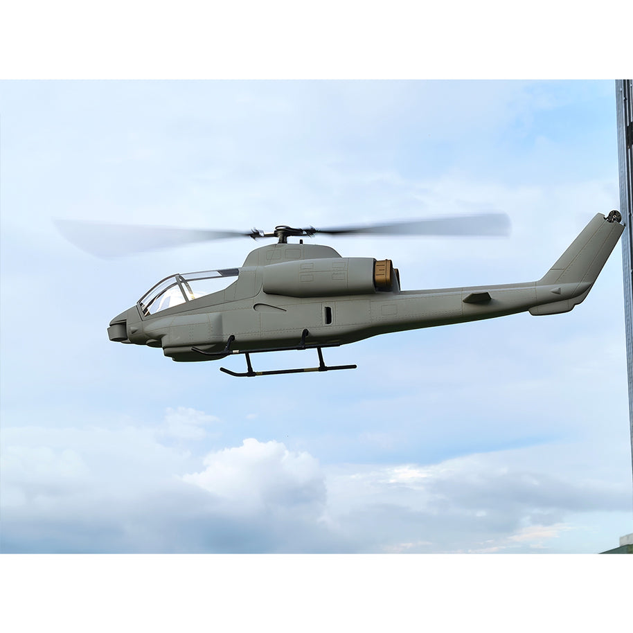 FL500 AH-1 500-Class 2.4G 6チャンネルスケール RCヘリコプターモデル（FLISHRC L7飛行コントローラー・4方式測位GPS・リアルコックピット対応｜RTF版）