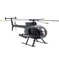 FL500 AH-6 500-Class 2.4G 6チャンネルスケール RCヘリコプターモデル（FLISHRC L7飛行コントローラー・4方式測位GPS対応｜RTF/マットブラック仕様）