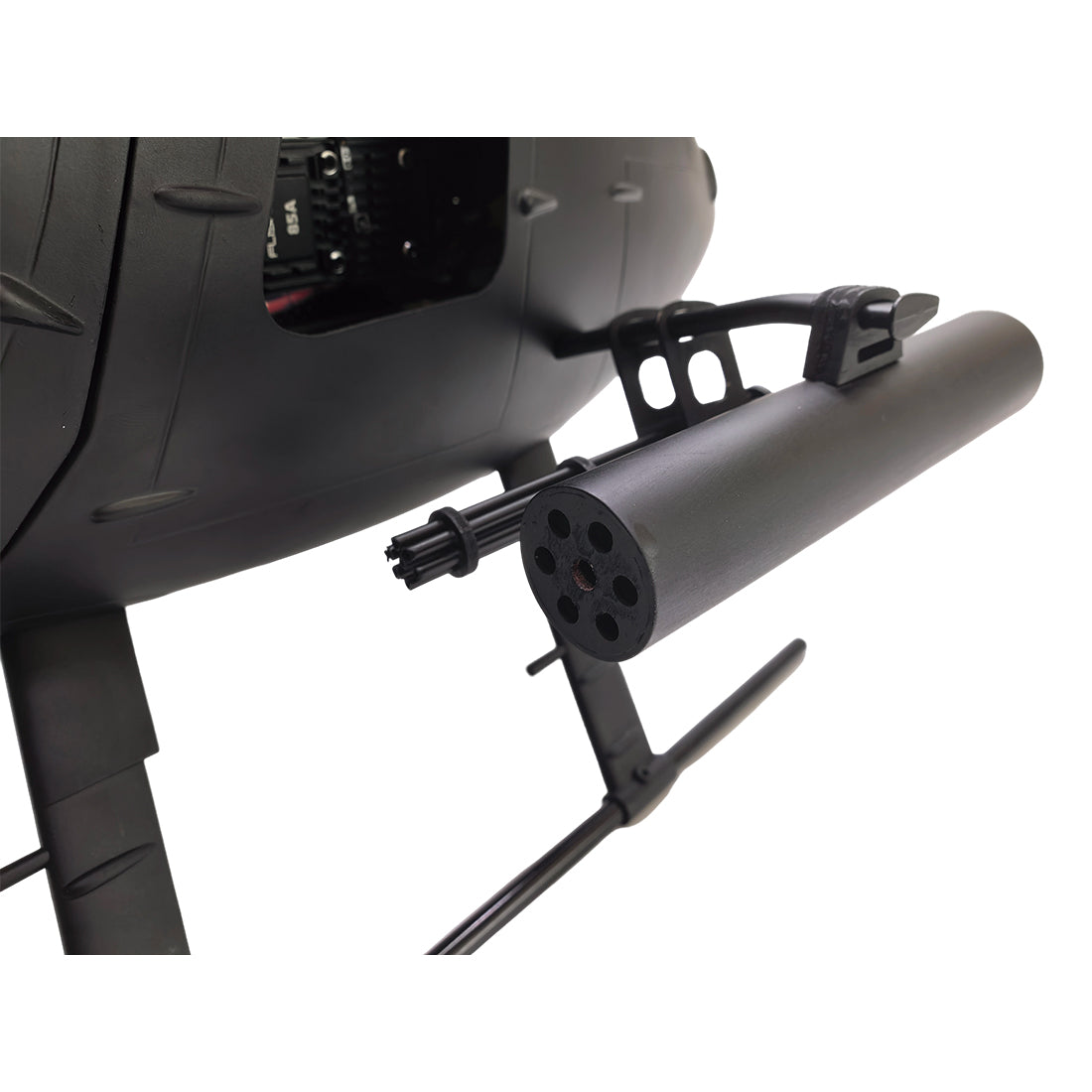 FL500 AH-6 500-Class 2.4G 6チャンネルスケール RCヘリコプターモデル（FLISHRC L7飛行コントローラー・4方式測位GPS対応｜RTF/マットブラック仕様）
