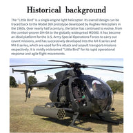 FL500 AH-6 500-Class 2.4G 6チャンネルスケール RCヘリコプターモデル（FLISHRC L7飛行コントローラー・4方式測位GPS対応｜RTF/マットブラック仕様）