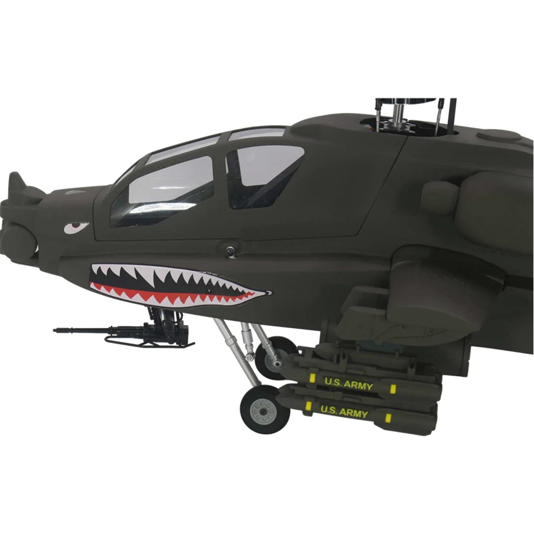 FL500 AH-64 500-Class 2.4G 6チャンネルスケール RCヘリコプターモデル（FLISHRC L7飛行コントローラー・4方式測位GPS対応｜RTF版）
