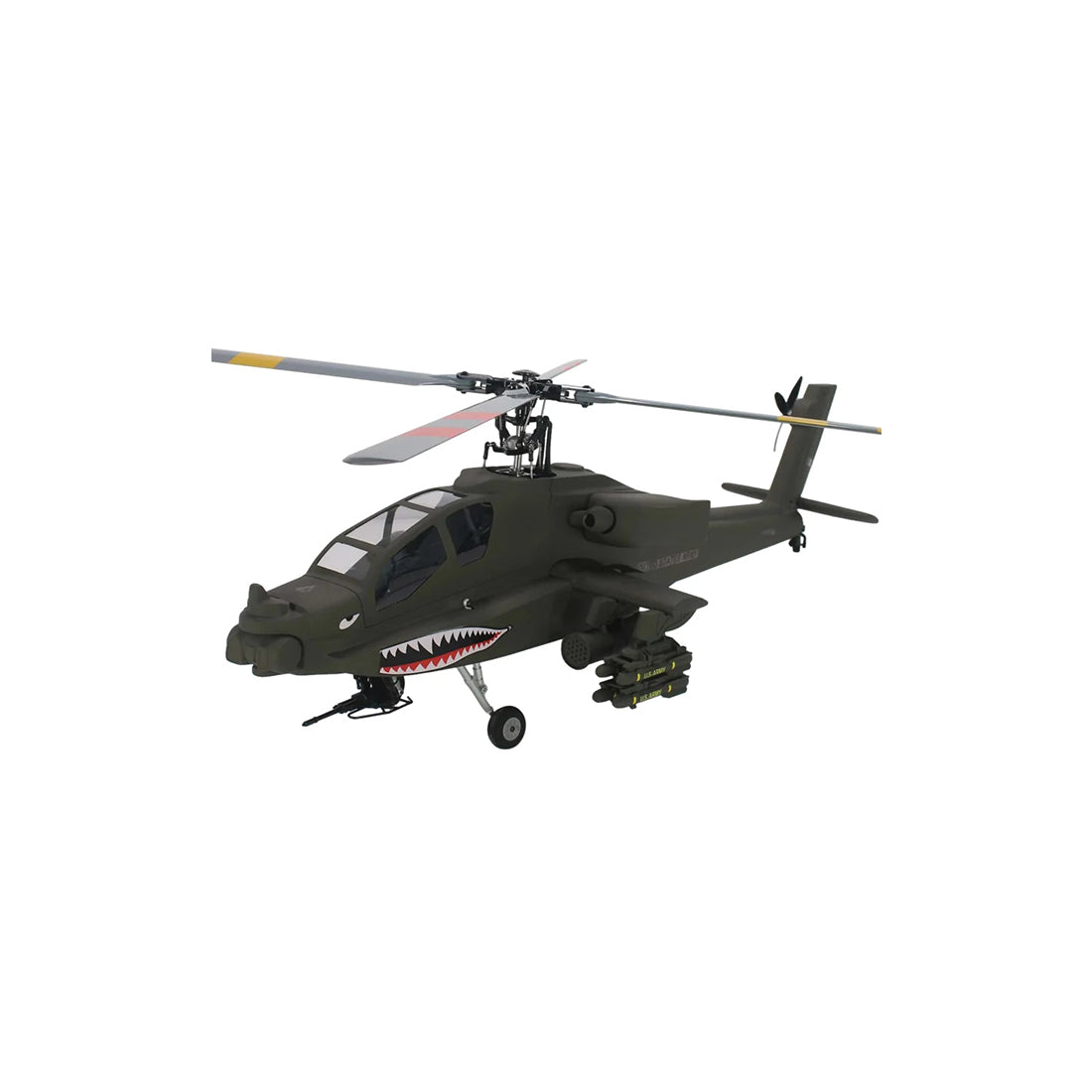 FL500 AH-64 500-Class 2.4G 6チャンネルスケール RCヘリコプターモデル（FLISHRC L7飛行コントローラー・4方式測位GPS対応｜RTF版）