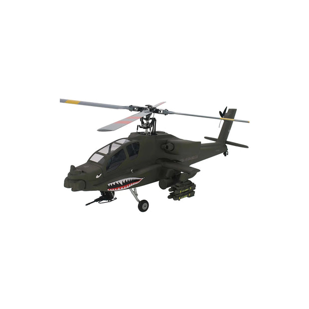 FL500 AH-64 500-Class 2.4G 6チャンネルスケール RCヘリコプターモデル（FLISHRC L7飛行コントローラー・4方式測位GPS対応｜RTF版）