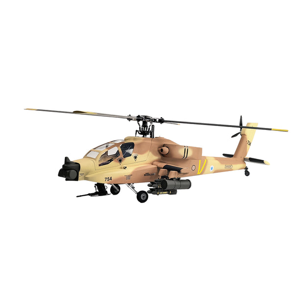 FL500 AH-64 500-Class 2.4G 6チャンネルスケール RCヘリコプターモデル（FLISHRC L7飛行コントローラー・4方式測位GPS対応｜RTF版）